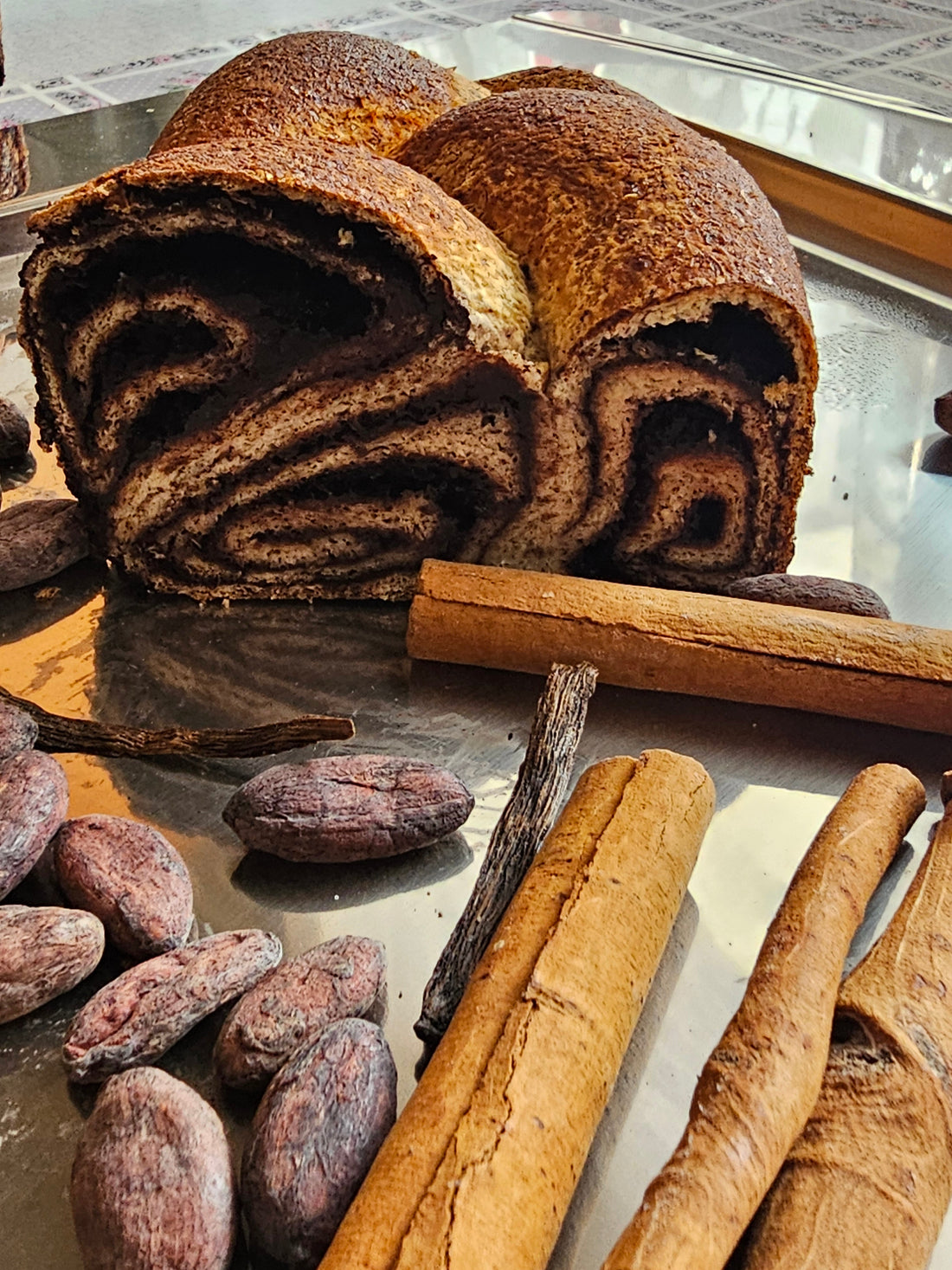 Ostoros kalács gluténmentesen – kakaós krémmel, édesítővel 🥐