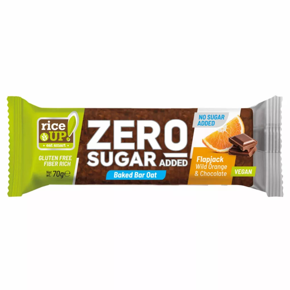 Rice Up Zero Haferflapjack mit Orangenschale