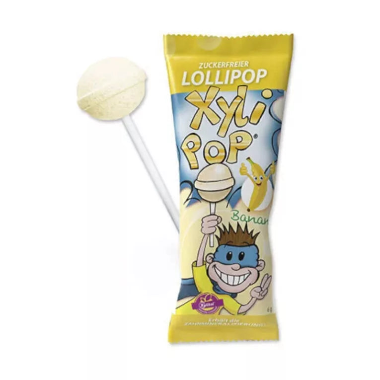 Xylipop Zuckerfreier Lutscher Banane 6g