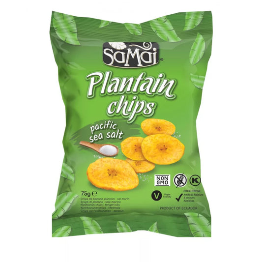 SAMAI Plantain Chips Meersalz – 75g