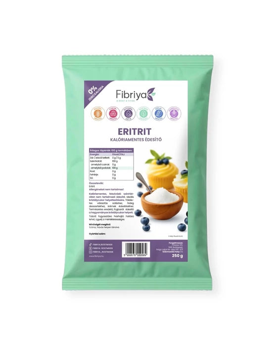 Fibriya Erythrit 250g Kalorienfreier Zuckerersatz, Low Carb & Keto