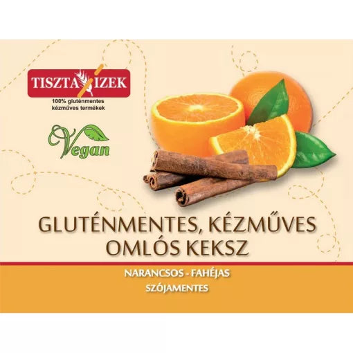 Tiszta Ízek Orangen-Zimt Mürbeteigkekse 150g – Glutenfrei